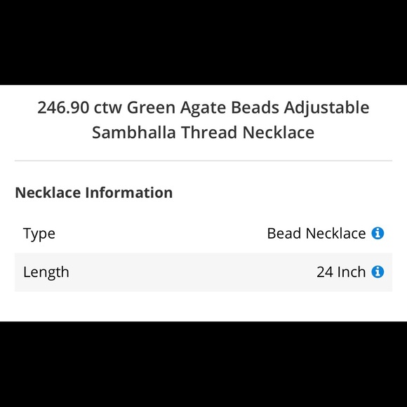 246.90 ctw Green Agate Beads Adj Thread Necklace - Picture 7 of 9